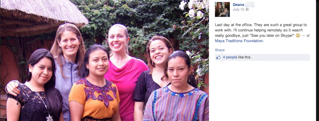 Deana Experteering Guatemala quote