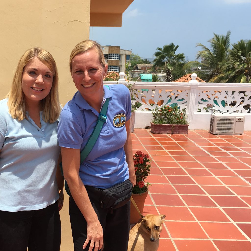 Emilia with founder of La Vecina, Nathalie