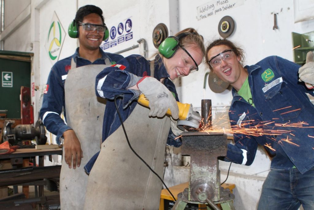 Agnes Building Wind Turbines in Peru