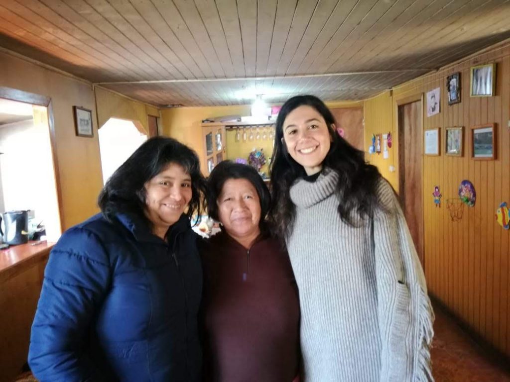 Paola with VOZ Chile artisans