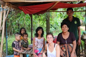 Raffaella posing together with locals, after an ACE 1 demo.