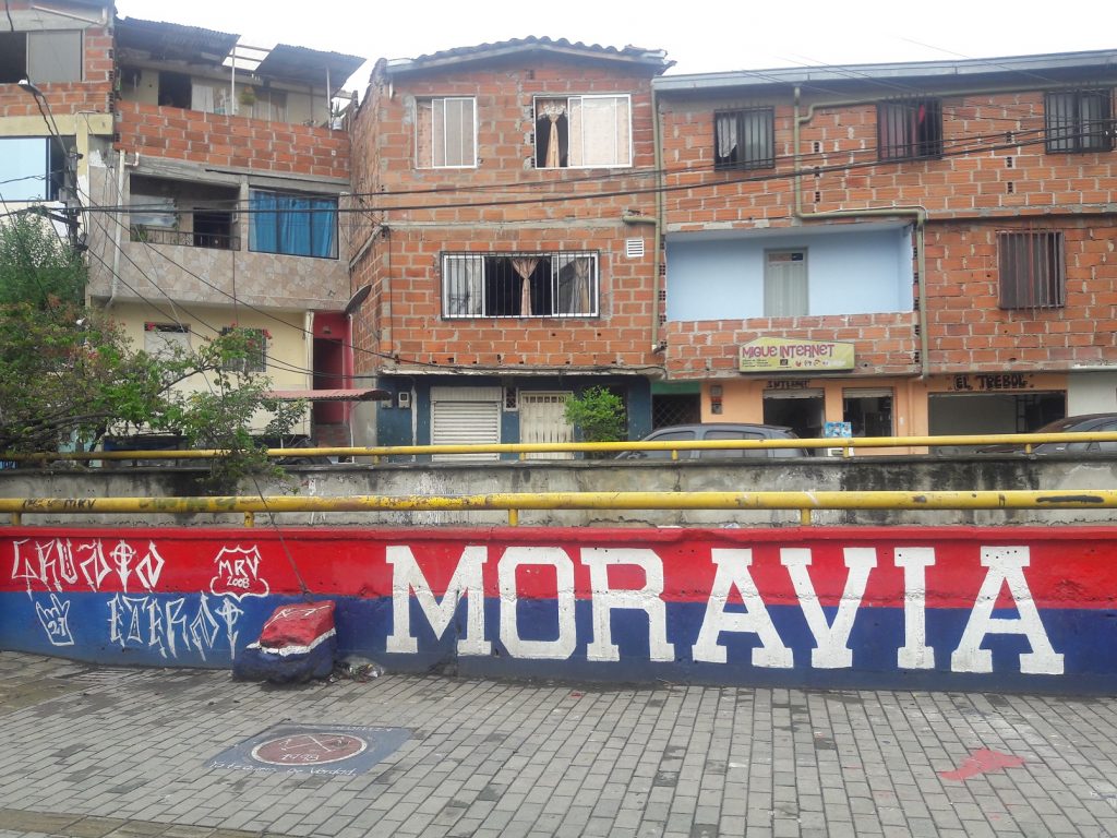 Mural in the neighborhood of Moravia