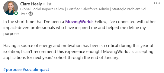 Image of LinkedIn post
